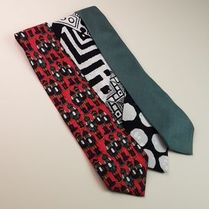3 Vintage Silk Ties